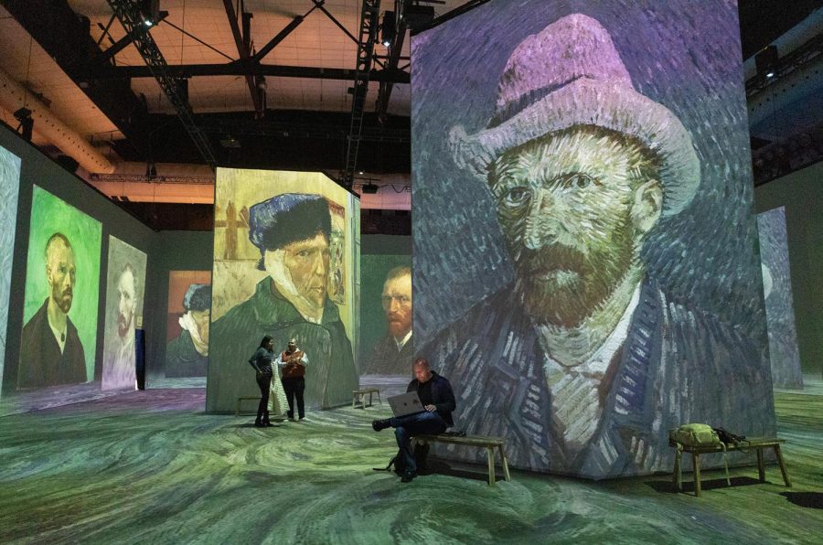 The third room of “Beyond Van Gogh: The Immersive Experience” is approximately a 40 minute experience where attendees can walk around and take their time to enjoy his work. 