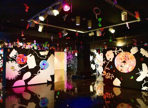  The “Illuminated” exhibition brings paintings, screens, lights, and sounds to display an interactive experience to guests.  