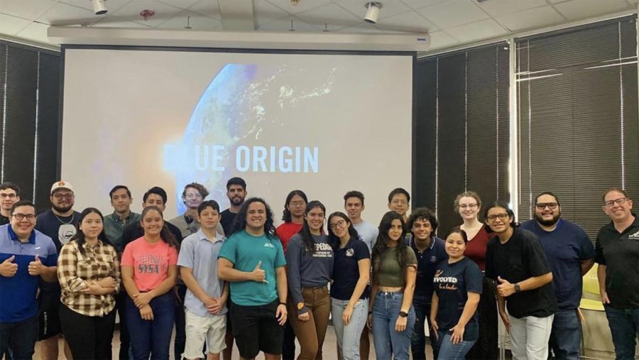 UTEP’s Rocket Team announced their sponsorship by Blue Origin Jan. 3, which was founded by Amazon owner Jeffrey Bezos. Photo courtesy of the UTEP Rocket Team’s Instagram.