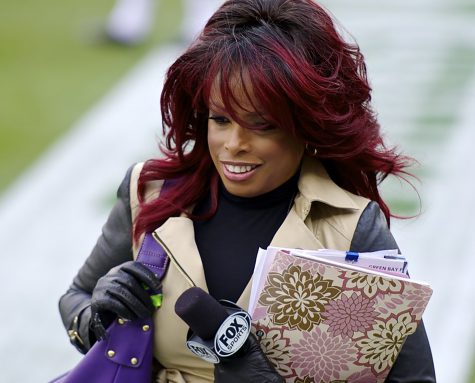 Pam Oliver is a senior correspondent and NFL reporter for FOX Sports and has worked on over 500 NFL games. Photo courtesy of Elvis Kennedy/ Flickr.