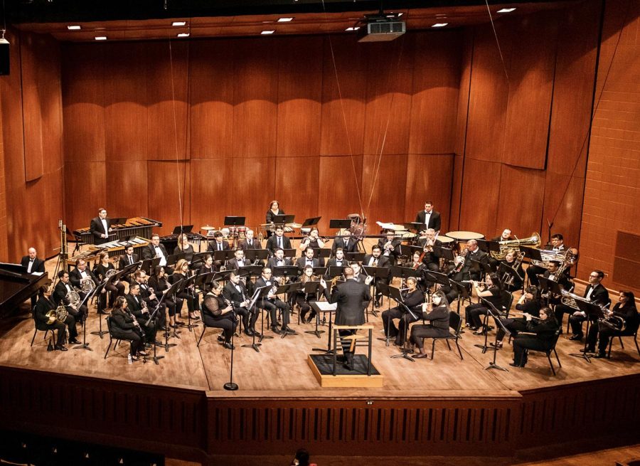 The El Paso Winds performed their concert at 7:30 at the Fox Fine Arts Recital Hall Feb. 23.  