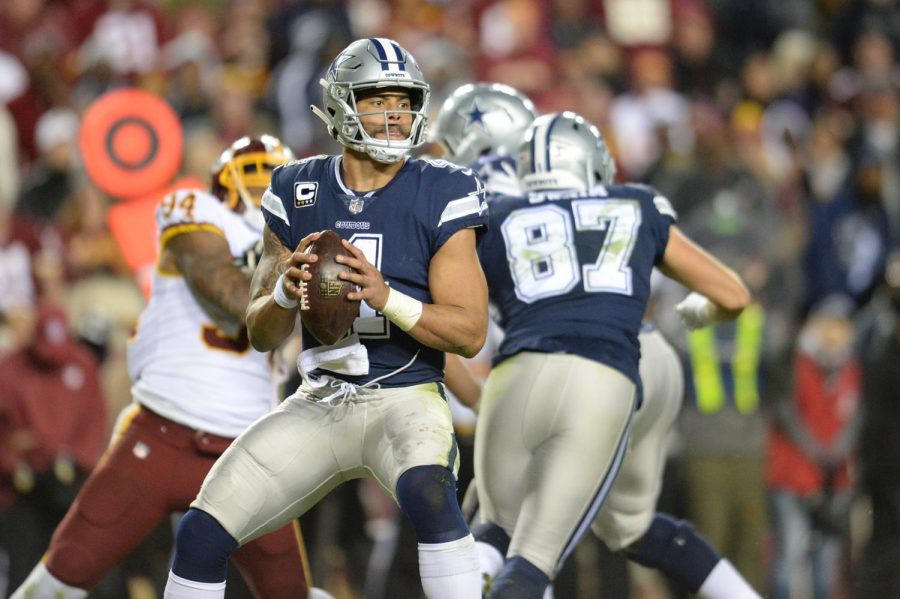 Dallas Cowboys quarterback Dak Prescott might be in the hotseat soon despite being one of the highest paid players in his position due to his inconsistent play. Photo courtesy of All-Pro Reels 