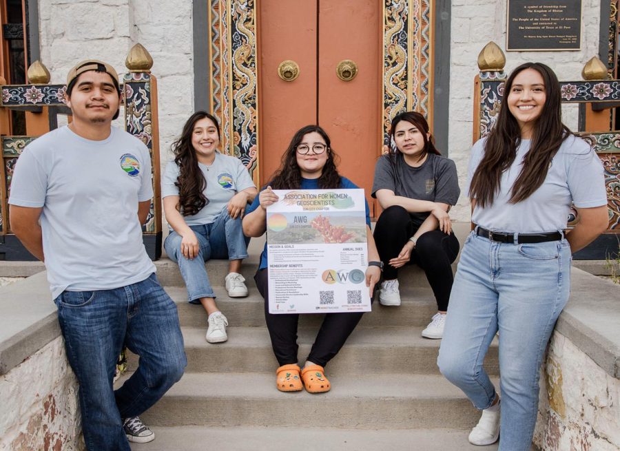 The AWG is a national organization with a chapter in El Paso that is devoted to enhancing the participation of women in geoscience. President of the Association for Women Geoscientists, Carmel Murillo (CENTER) joined AWG in 2021.  