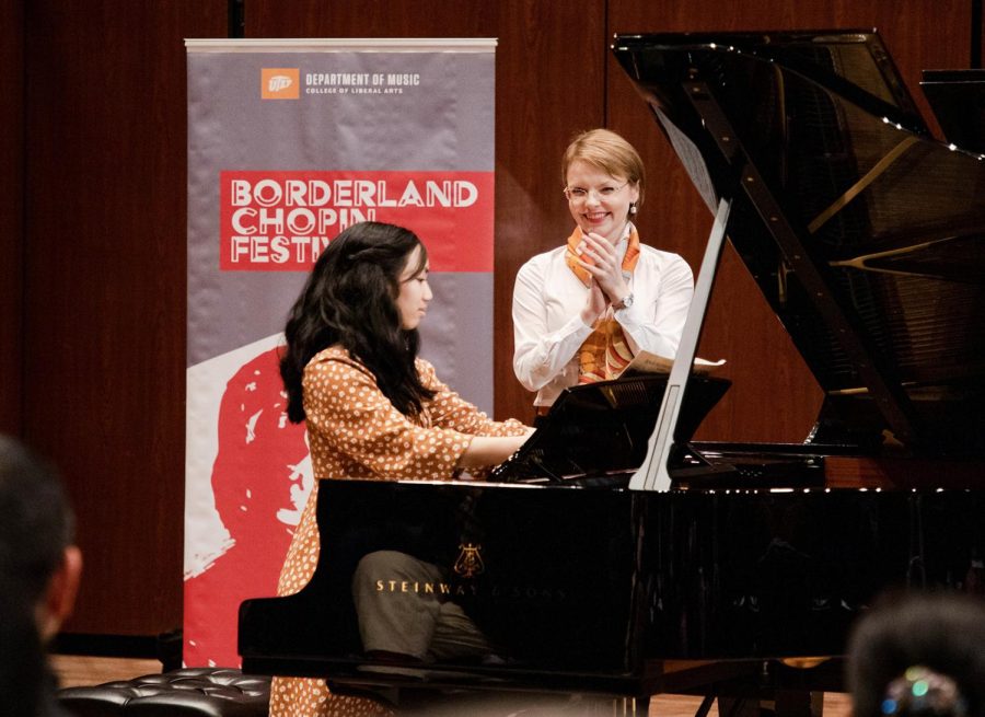 Magdalena Baczewska, Ph.D., hosted a masterclass at UTEP’s Borderland Chopin Festival March 3.  