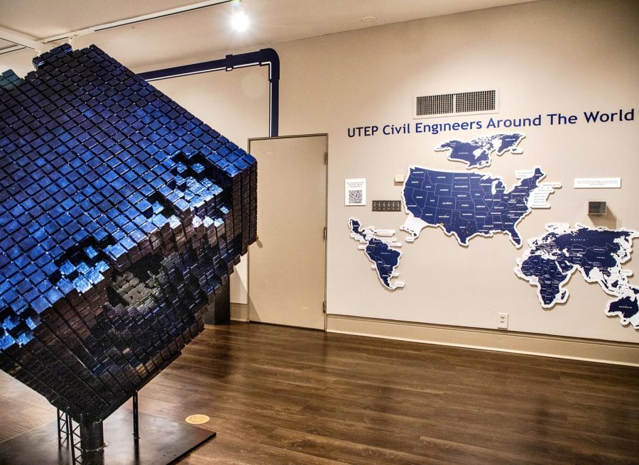 The exhibit highlights the El Paso International Airport and the legacy of UTEP’s Civil Engineering.