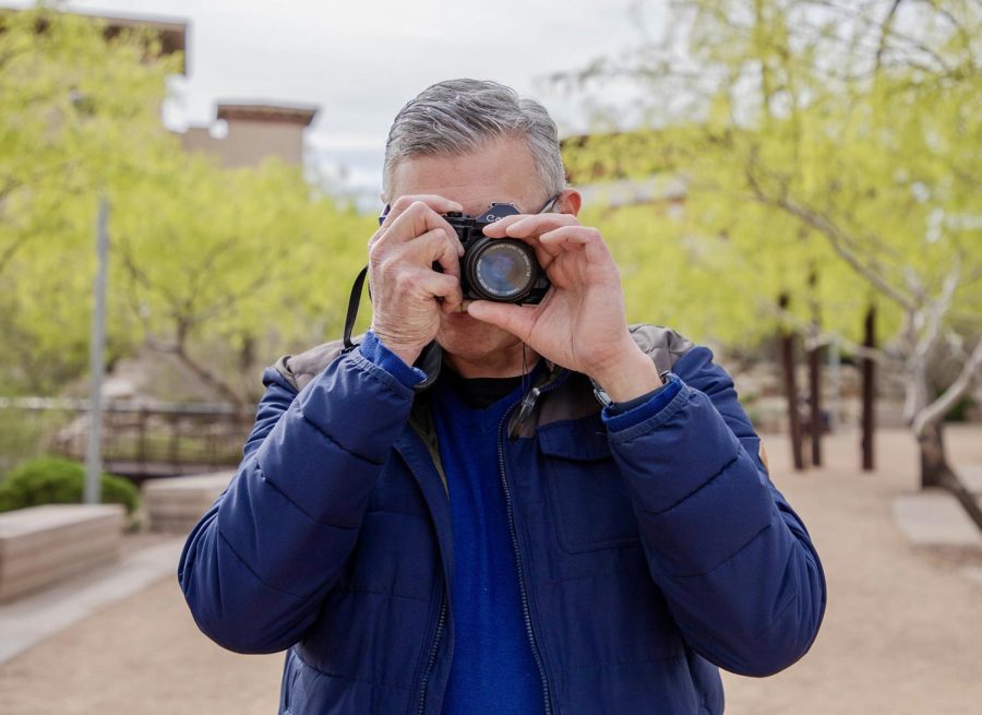 Professor+Ernesto+Chavez+teaches+history+at+UTEP+but+is+also+very+passionate+about+film+photography.+