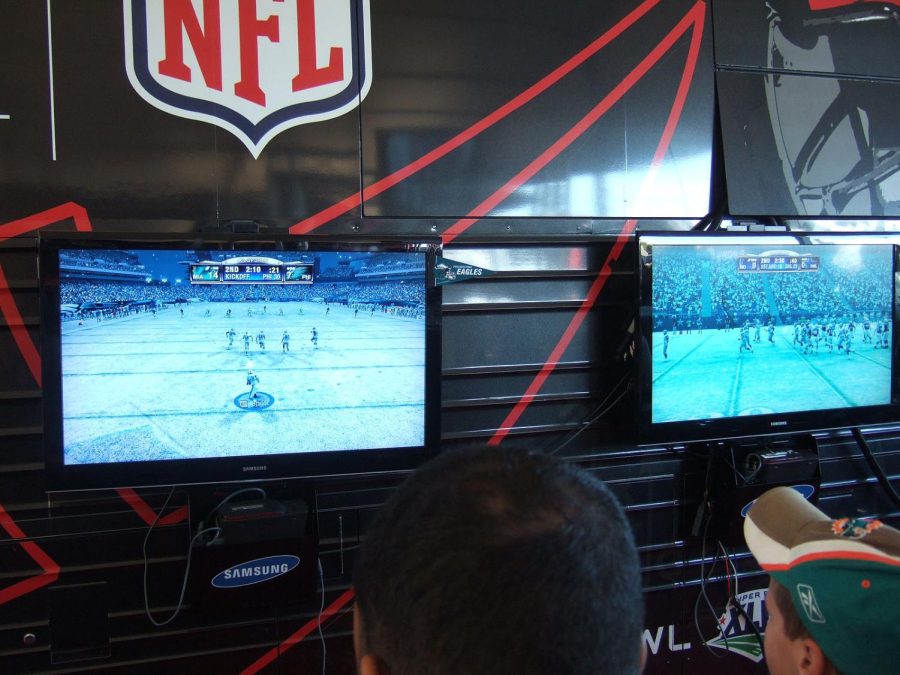 The EA (Electronic Arts) has required rights for the National Football League, National Hockey League, Formula One, Ultimate Fighting Championship, and the Professional Golf Assocation. Photo courtesy of John Seb Barber/ Wikipedia Commons 