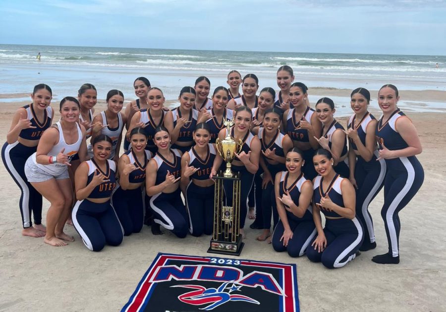 The UTEP Dance team placed first at the National Dance Association (NDA) D1-A Spirit Rally National Championship Friday, April 7. Photo courtesy of UTEP Dance Team.