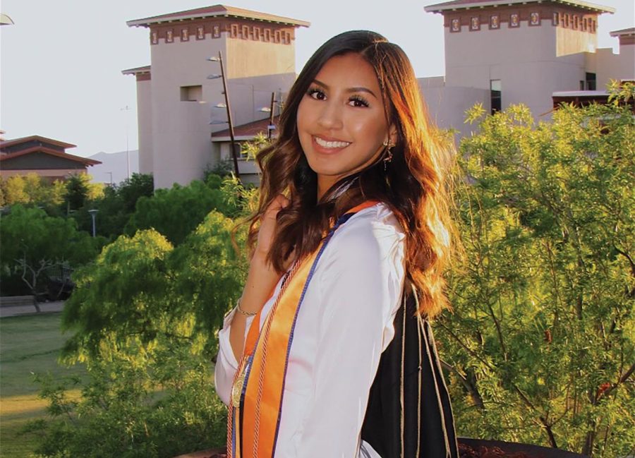 Yaretsy Hernandez is a senior majoring in rehabilitation science and is the founder of Mom’s and Majors, a new organization that focuses on the importance of UTEP students and parents. Photo courtesy of Yaretsy Hernandez 