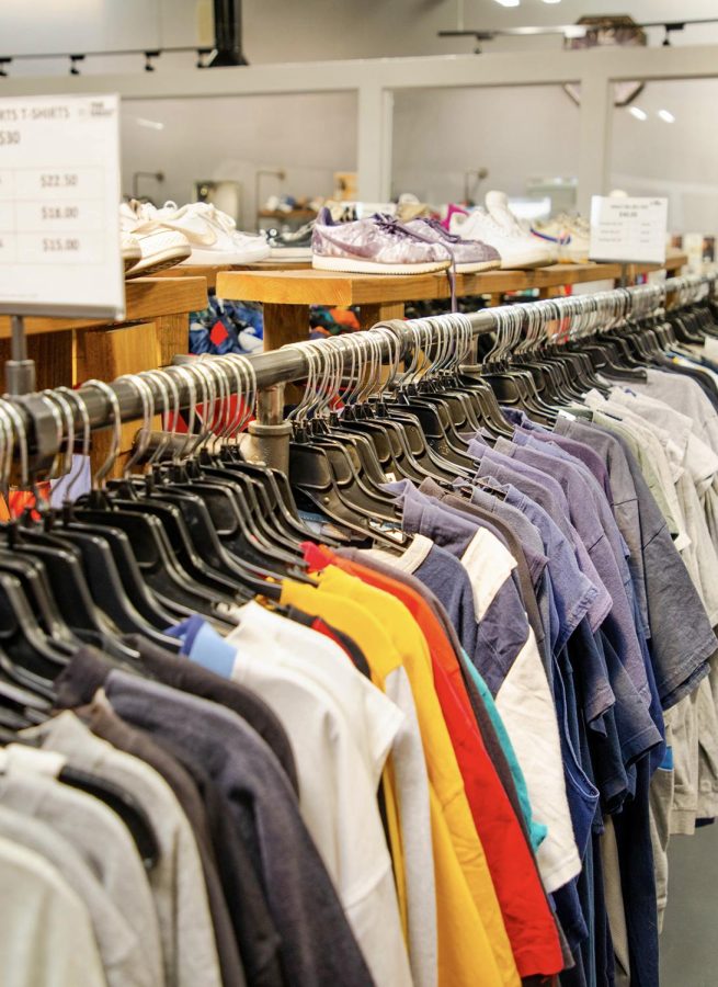 Secondhand and thrifting is what The Vault Vintage clothing store is known for.