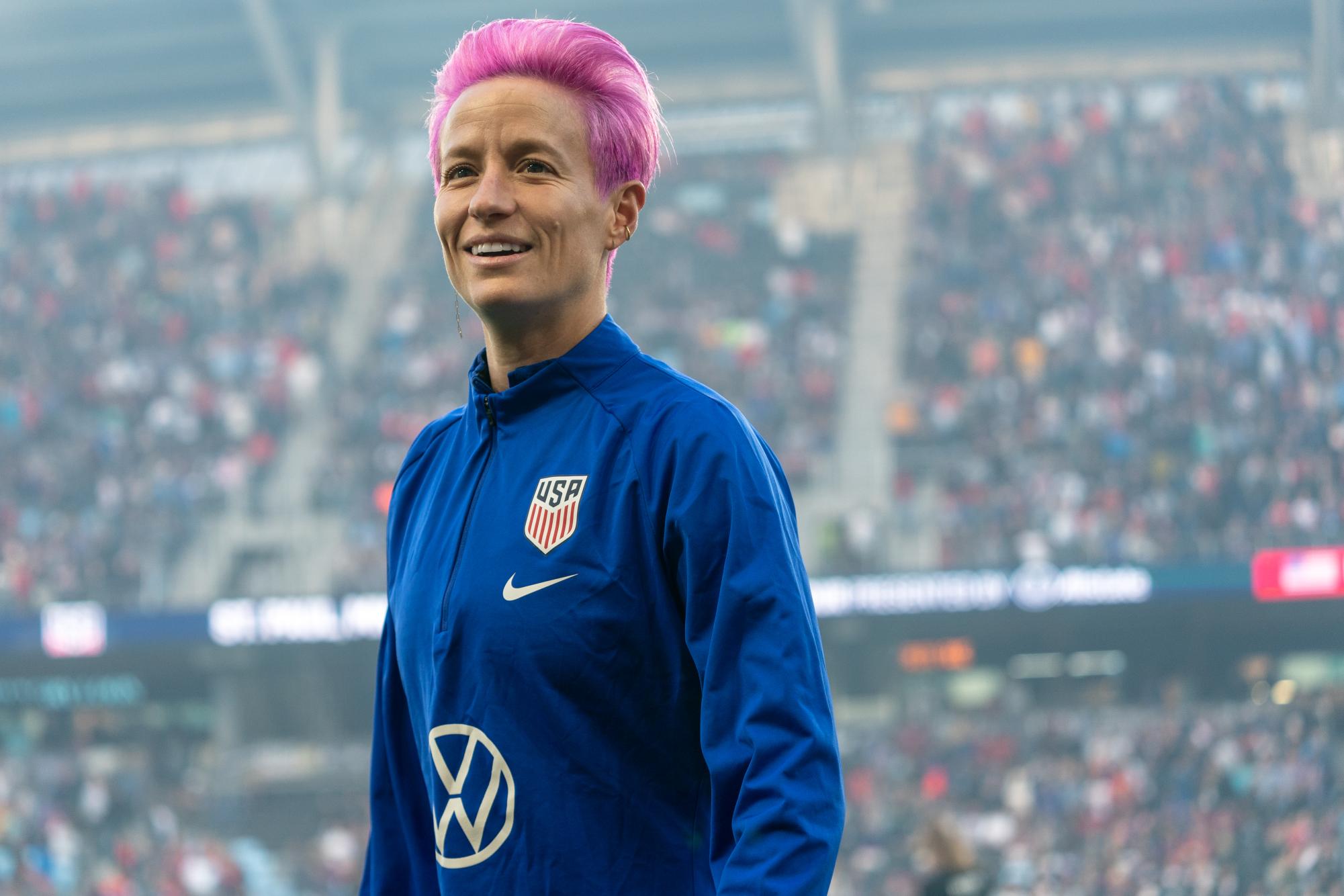 U.S. Women’s soccer legend, Megan Rapinoe calls for retirement The