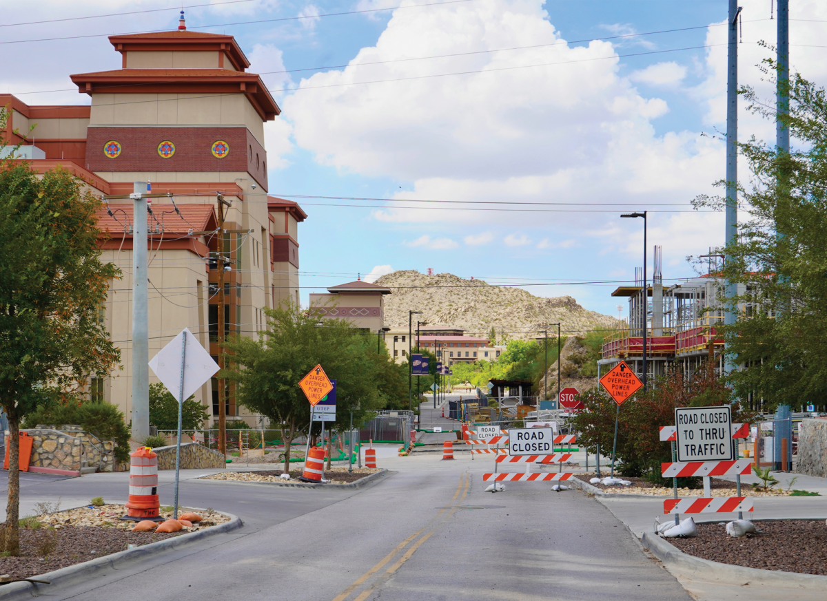 UTEP has been undergoing construction for the past few years, including construction on Schuster Ave. However, construction is expected to end in the Spring of 2024. 