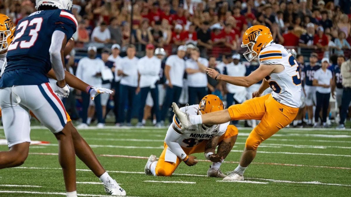 Arizona Wildcats beat UTEP 31-10 in Arizona Sep. 16. Photo courtesy of UTEP Athletics 