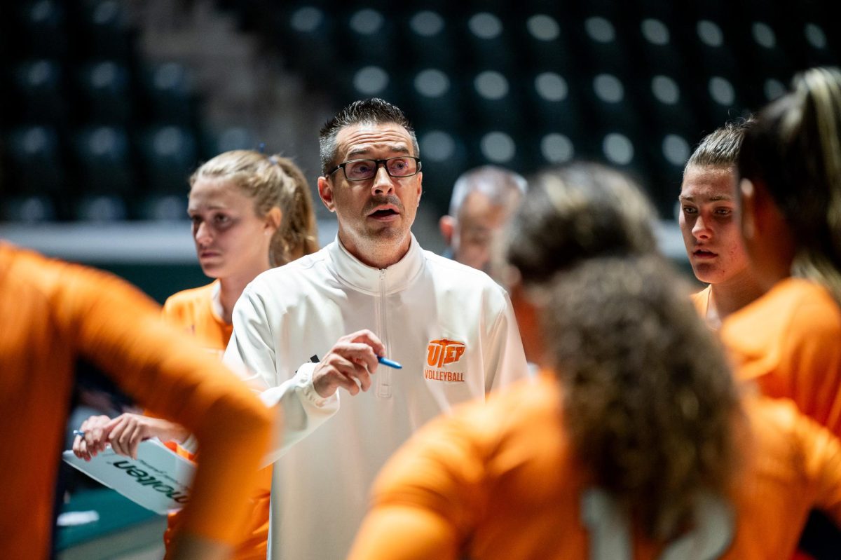 Volleyball+head+coach+Ben+Wallis+is+entering+his+fifth+season+after+leaving+his+position+at+New+Mexico+State.+Photo+courtesy+UTEP+Athletics+