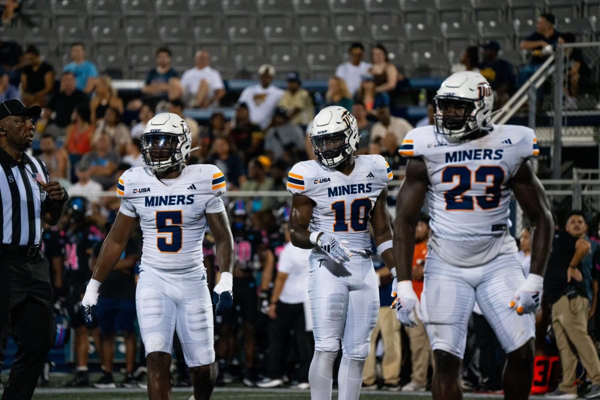 The Miners would go onto win their first game ever in Florida, 27-14, Wednesday, Oct. 11 against Florida International. Photo courtesy UTEP Athletics. 
