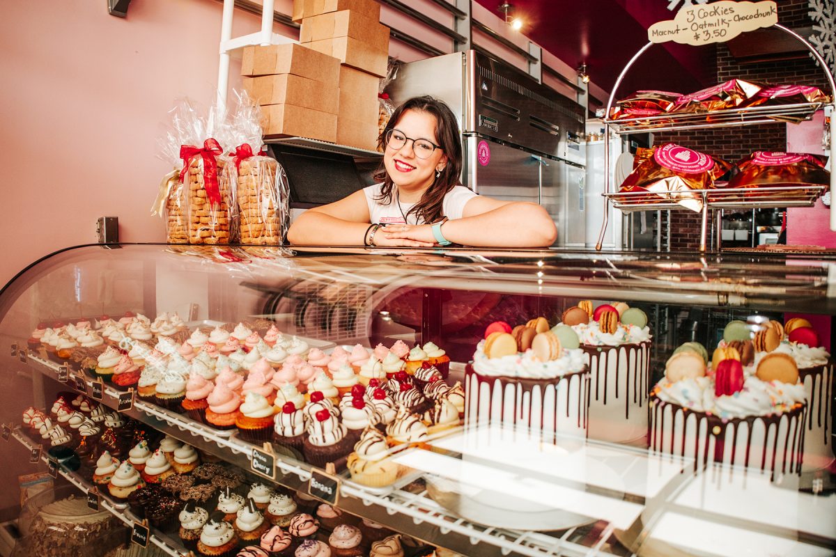 The Cake Boutique has many pastries to choose from including “Can Cake” their own creation.  