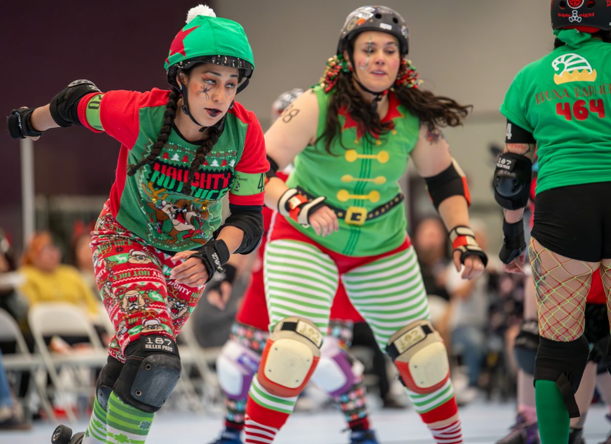 The Bad Santas compete against the Naughty Elves, Nov. 11.  