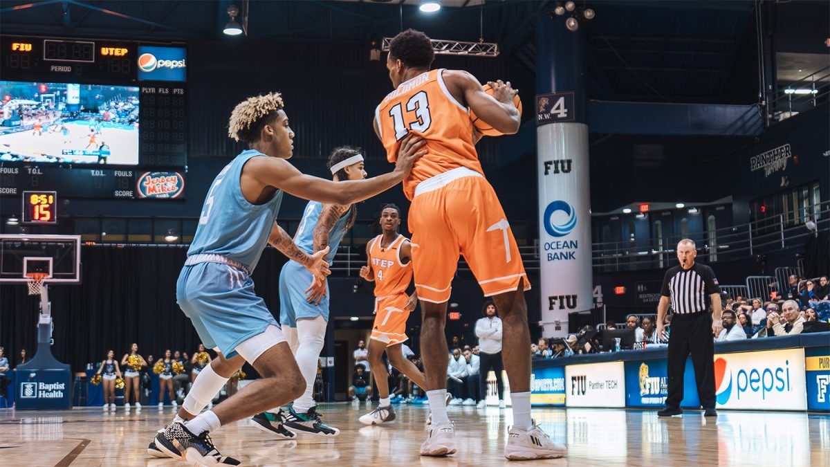 The UTEP men’s basketball team lost the first of their two matchups against FIU on Jan. 13.  
