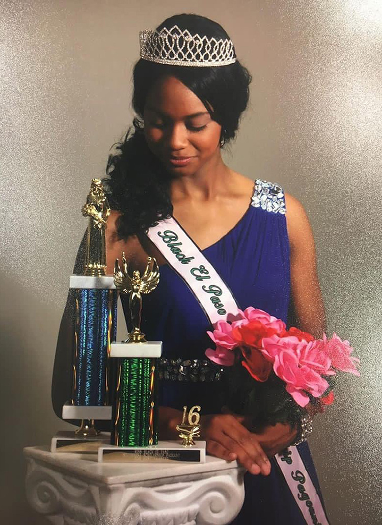 Brianne Williams fulfilled her mom‘s dream by becoming the 2016 Queen of Miss Black El Paso. 