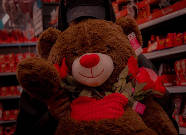 A bear is a gift that is often associated with Valentine’s Day. 