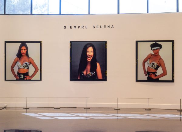 “Siempre Selena” is the first thing you see walking into the El Paso Museum of Art; photographs by John Dyer, 1992.
