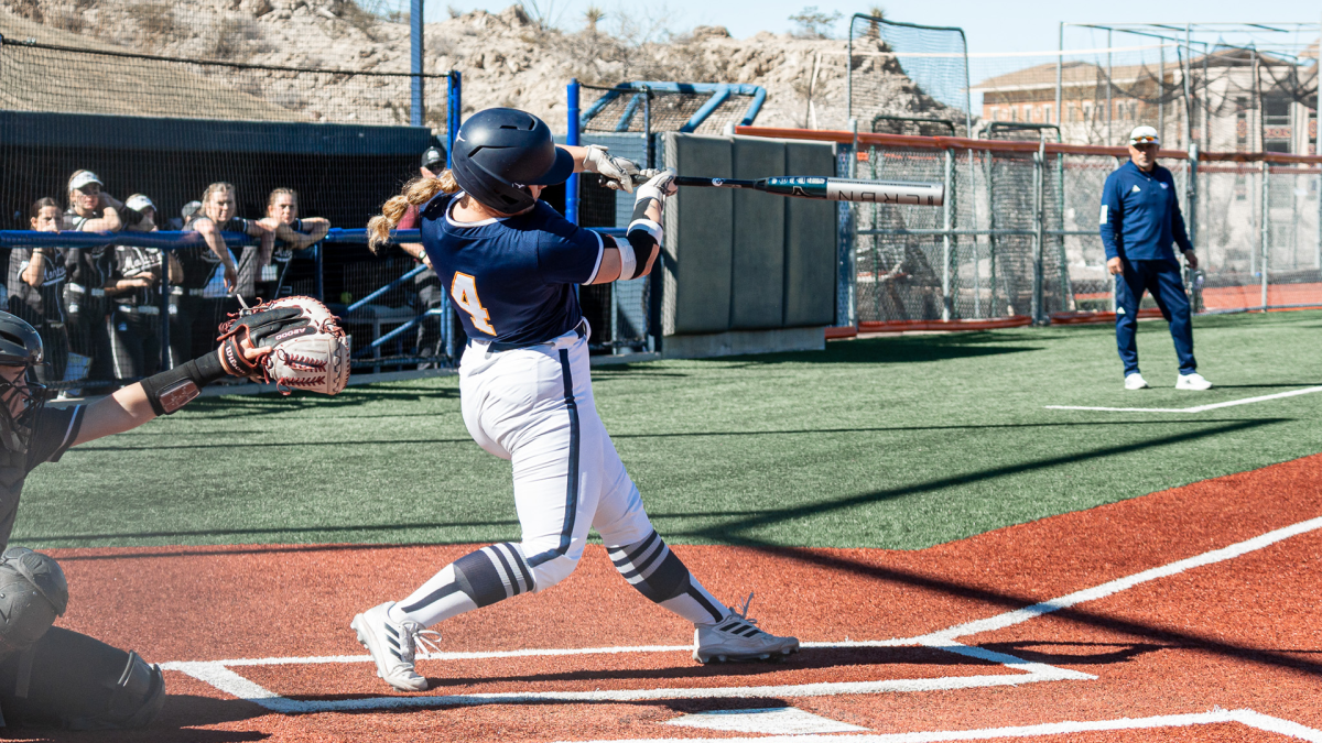 UTEP+Softballs+Battle+of+I-10+happened+on+March+22.+and+23.+in+the+New+Mexico+State+University+Softball+Complex.+Photo+courtesy+of+UTEP+Athletics.