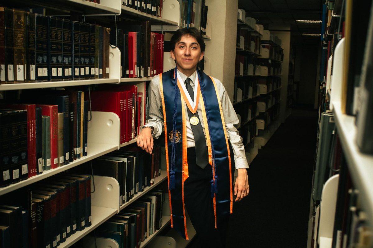 Erik graduated on May 11 with a bachelors in multimedia journalism.