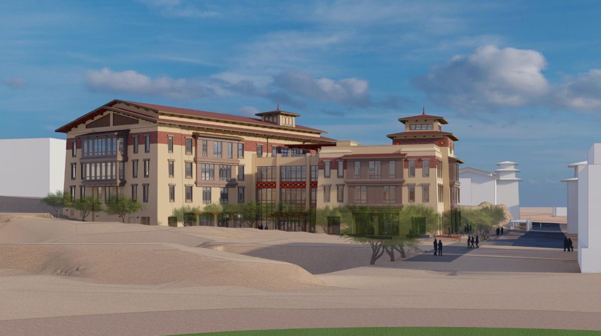 A rendering of the new Texas Western Hall that will replace the current Liberal Arts Building. Photo courtesy of UTEP.