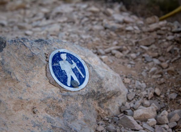 Throughout the McKelligon Canyon trail, there are several landmarks scattered to ensure that hikers do not lose sight of the path and get lost.