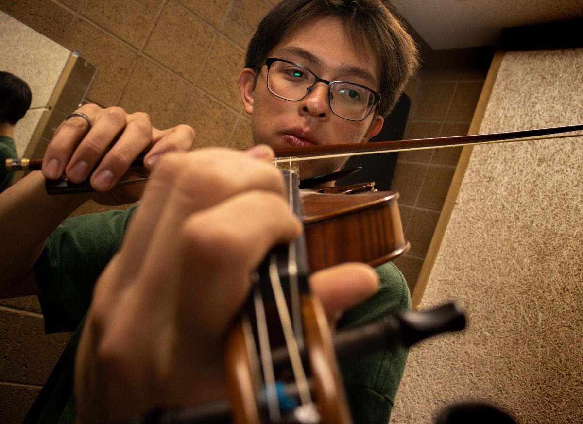 Musicians from the UTEP Symphony Orchestra feel an adrenaline rush as they play from a live audience.