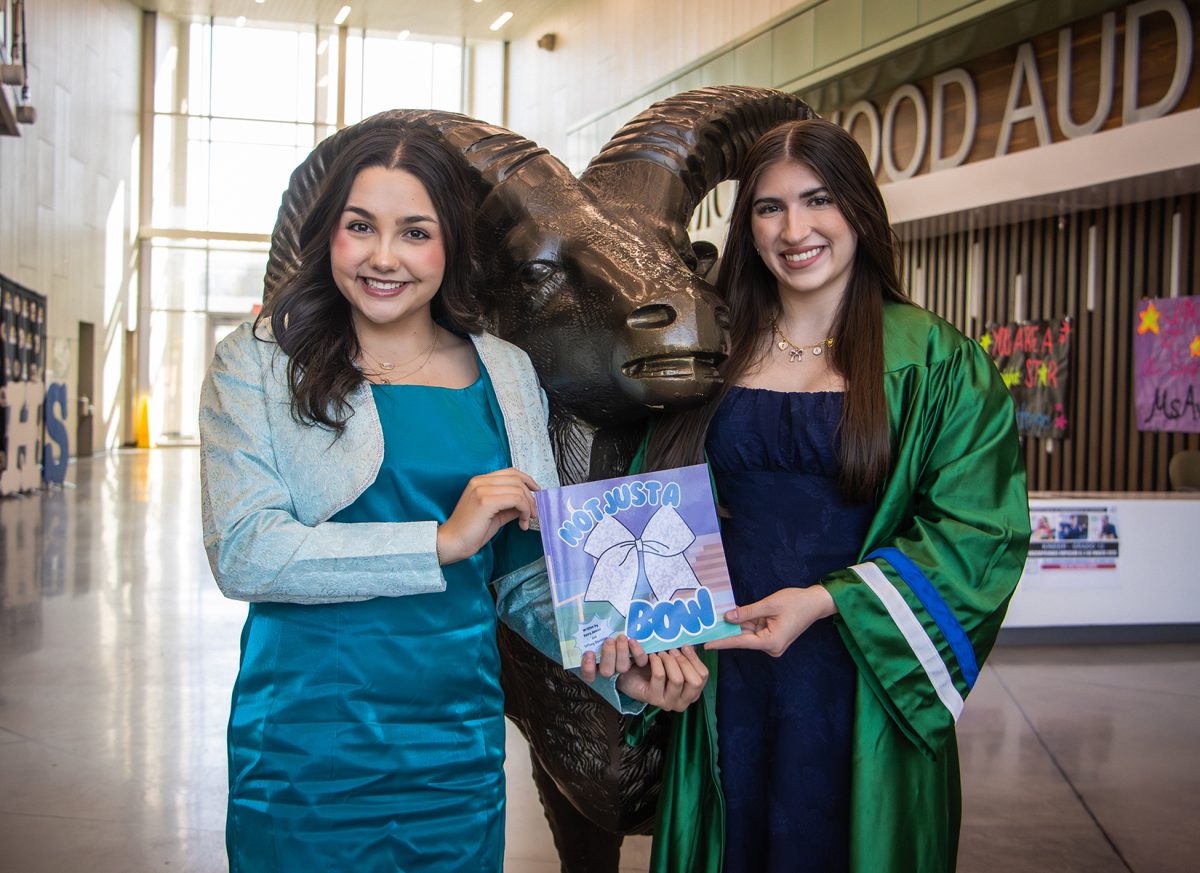 Montwood High school students senior Keira Jensen and junior Tiffany Gavaldon co-authored, "Not Just a Bow."