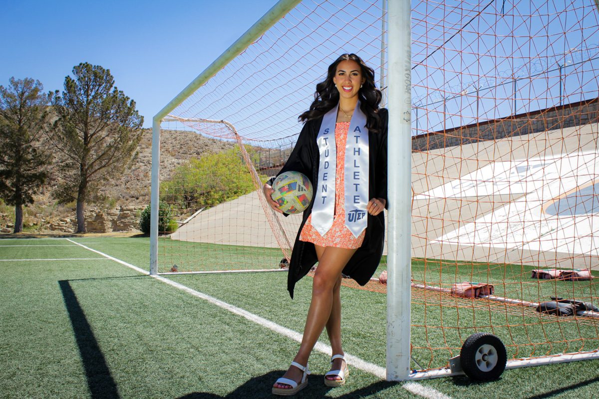 Senior goalkeeper Angelina Amparano is graduating with a degree in biomedical sciences and plans to attend pharmacy school.