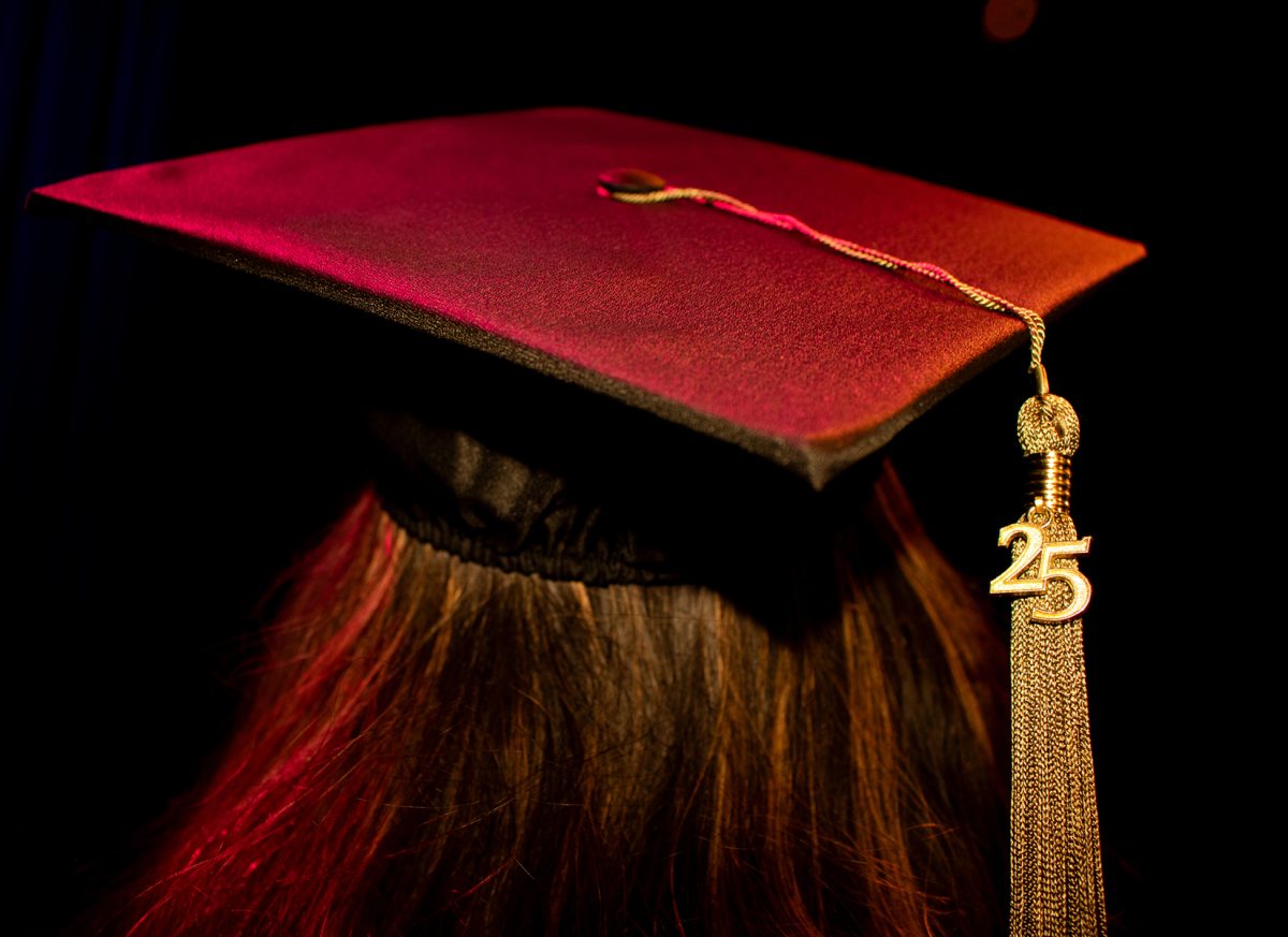 The walk across the graduation stage is the steps into new stages of life.