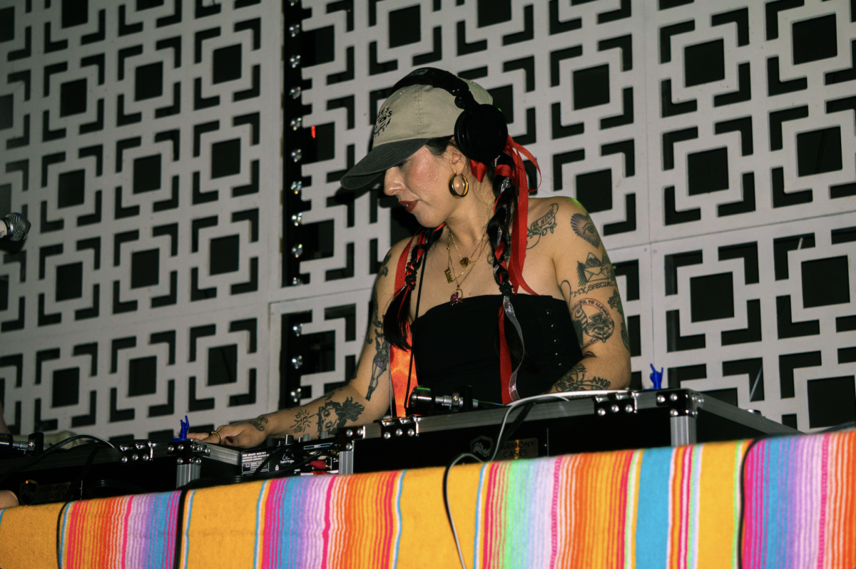DJ Topo Chica played a cumbia set at local El Paso bar Love Buzz on July 5. Local DJs could be found all over town on the weekends sharing music they love to connect with the community.