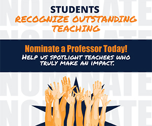 Students, recognize outstanding teaching