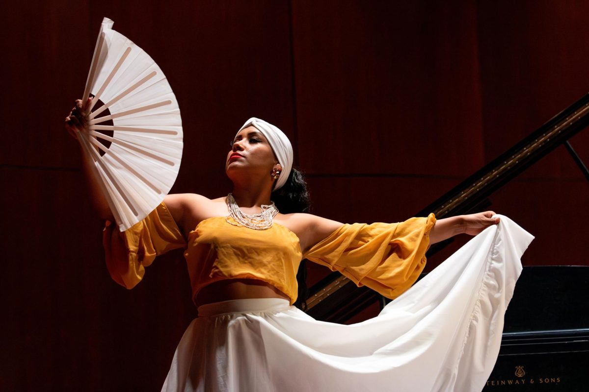 Performing at the Fox Fine Arts Recital Hall, performers at the Latin Music Festival explored the different styles and techniques of Latin dance. 