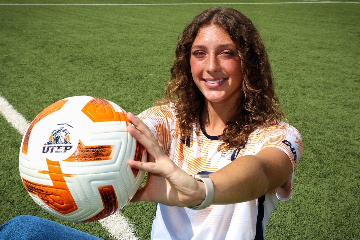 Savanah Finley is the starting freshman goal keeper on the UTEP soccer team.