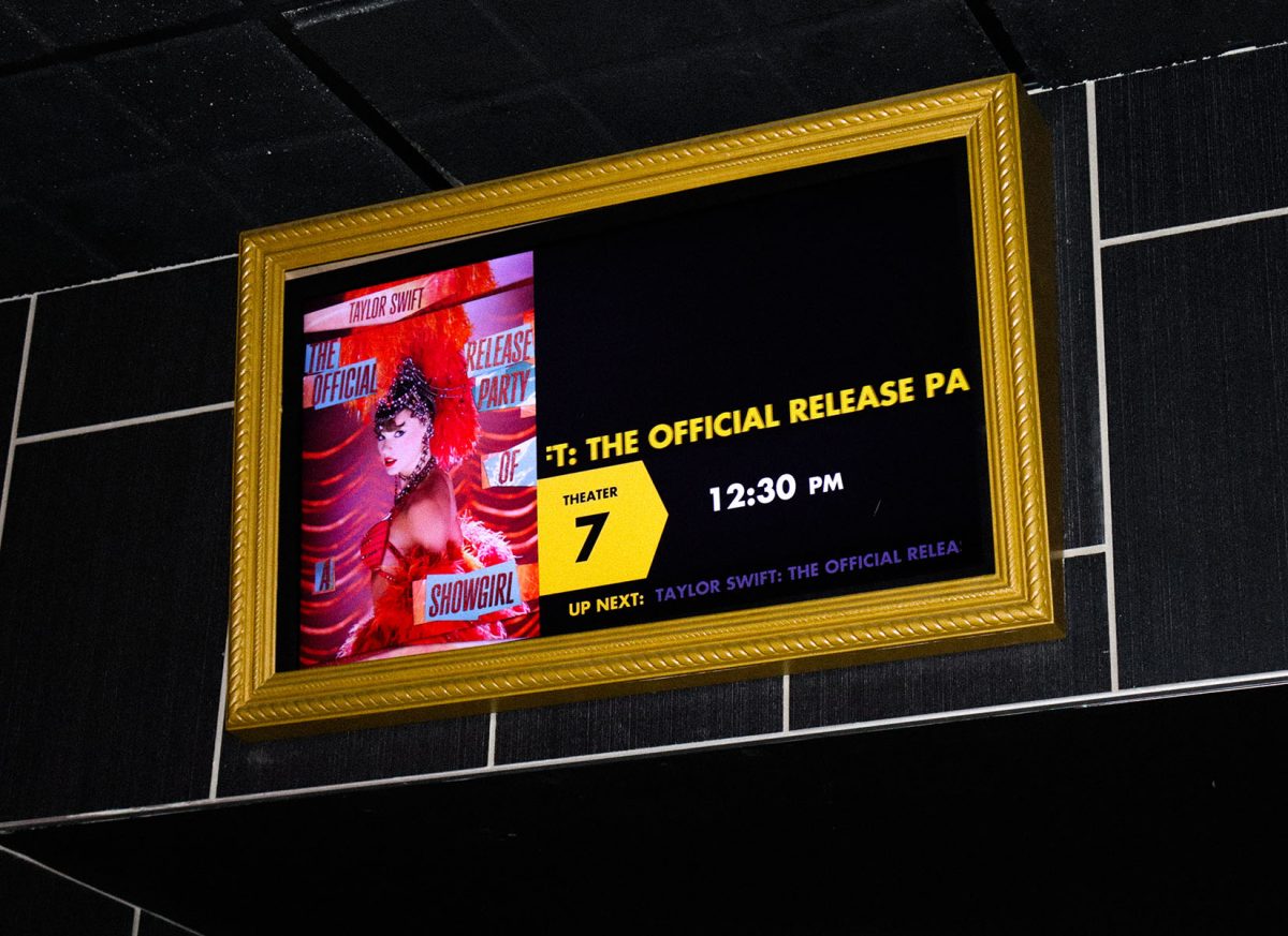 El Paso’s Alamo Drafthouse Montecillo hosts Taylor Swift’s “The Official 
Release Party of a Showgirl” for three days beginning on Oct. 3.