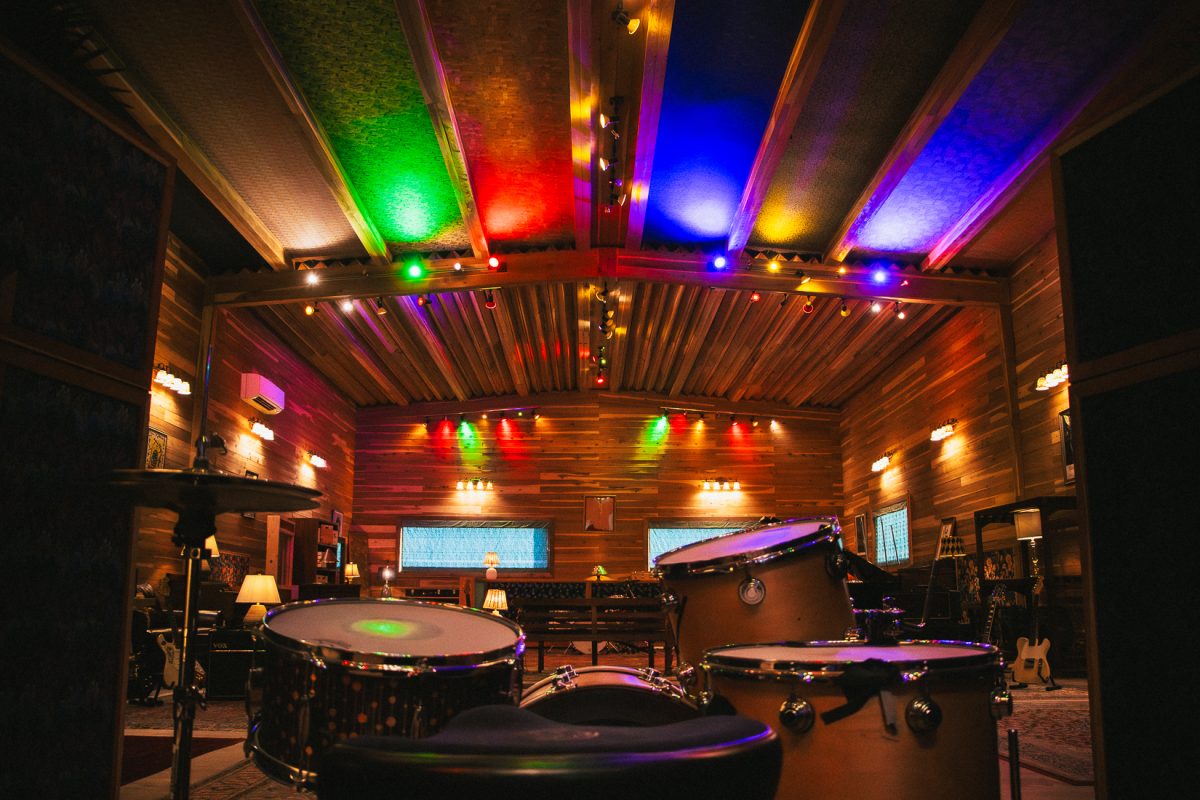 Inside its rooms, Sonic Ranch gives not only a recording space, but a comfortable area for artists to stay for their visits. Each studio and room is designed to inspire imagination from the artists.