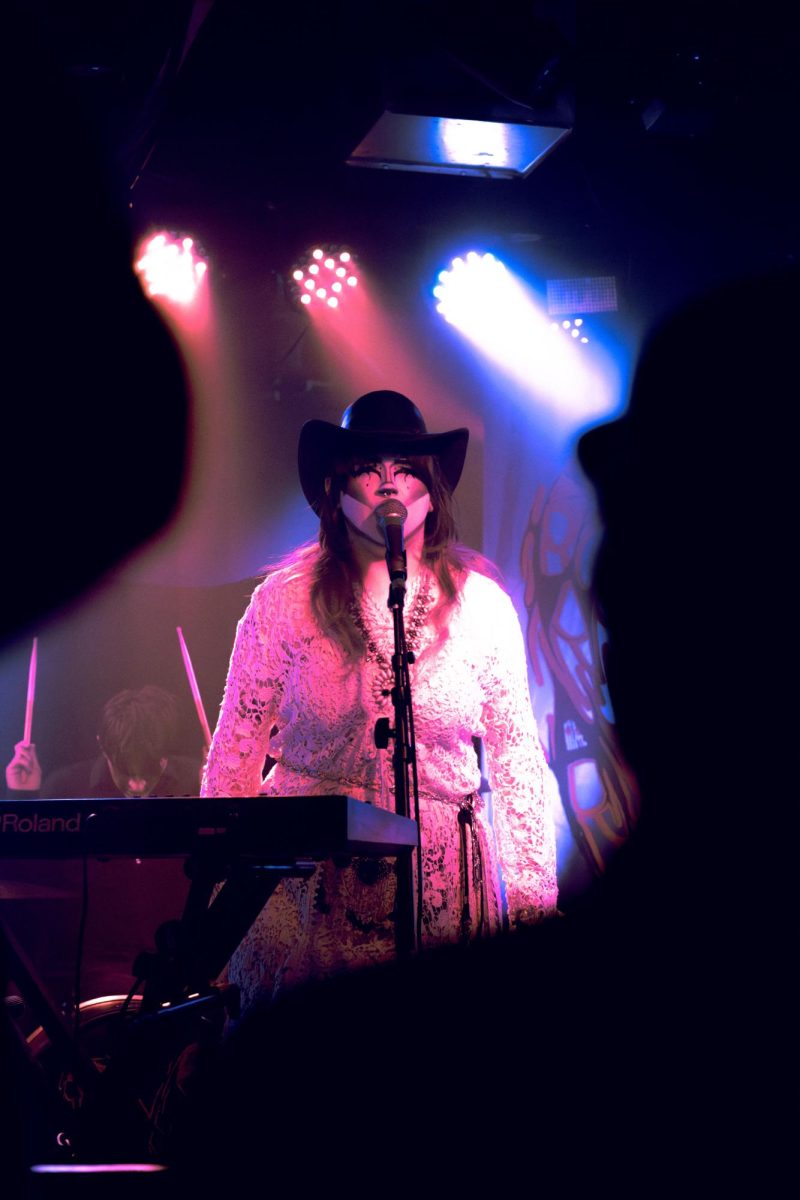 Lead singer Elle Gorman performs with Waves in April during a live show in El Paso on Feb. 27.