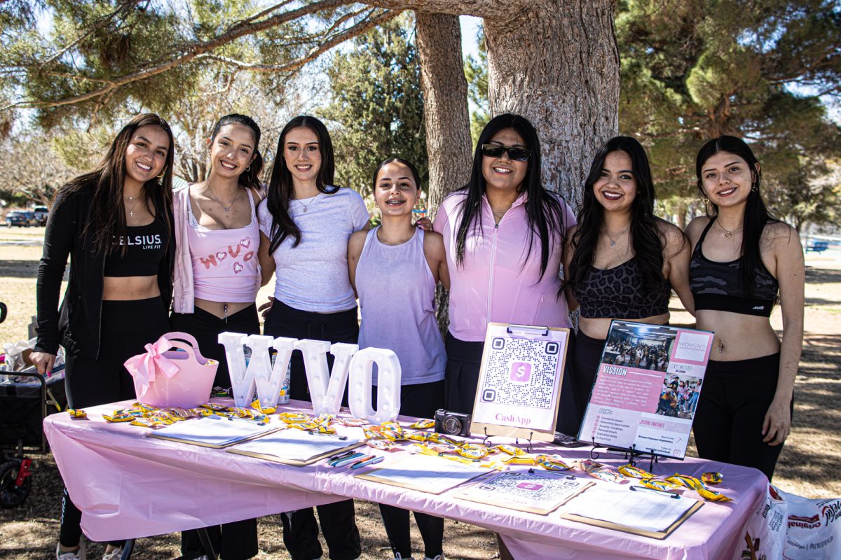  Co-founded by Karmen Corona, Women’s Who Volunteer is a woman-led organization that focuses on community service events and gives opportunities of campus involvement and a sense of community, El Paso, Texas, Feb. 28, 2026. 