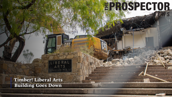 Timber! Liberal Arts Building goes down