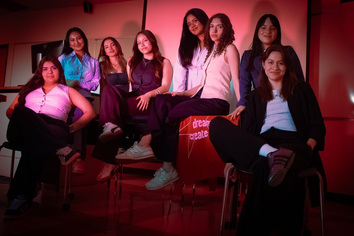 The Media Marketing Society is a woman-led organization within the Woody L. Hunt College of Business designed to help students in the dynamic fields of media and marketing through networking opportunities and hands-on experiences, El Paso, Texas, on March 3, 2026. 