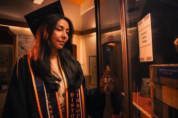 Powering through health problems and life-changing events, senior Heidi Baca graduates with four degrees, honoring her loved one and reaching an academic milestone at the same time.