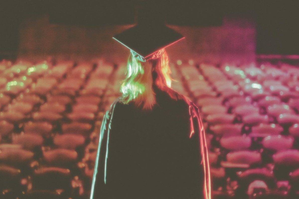 The empty seats at Commencement