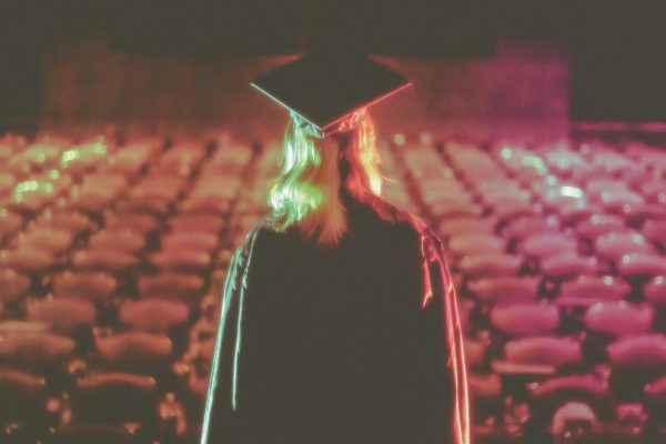 The empty seats at Commencement